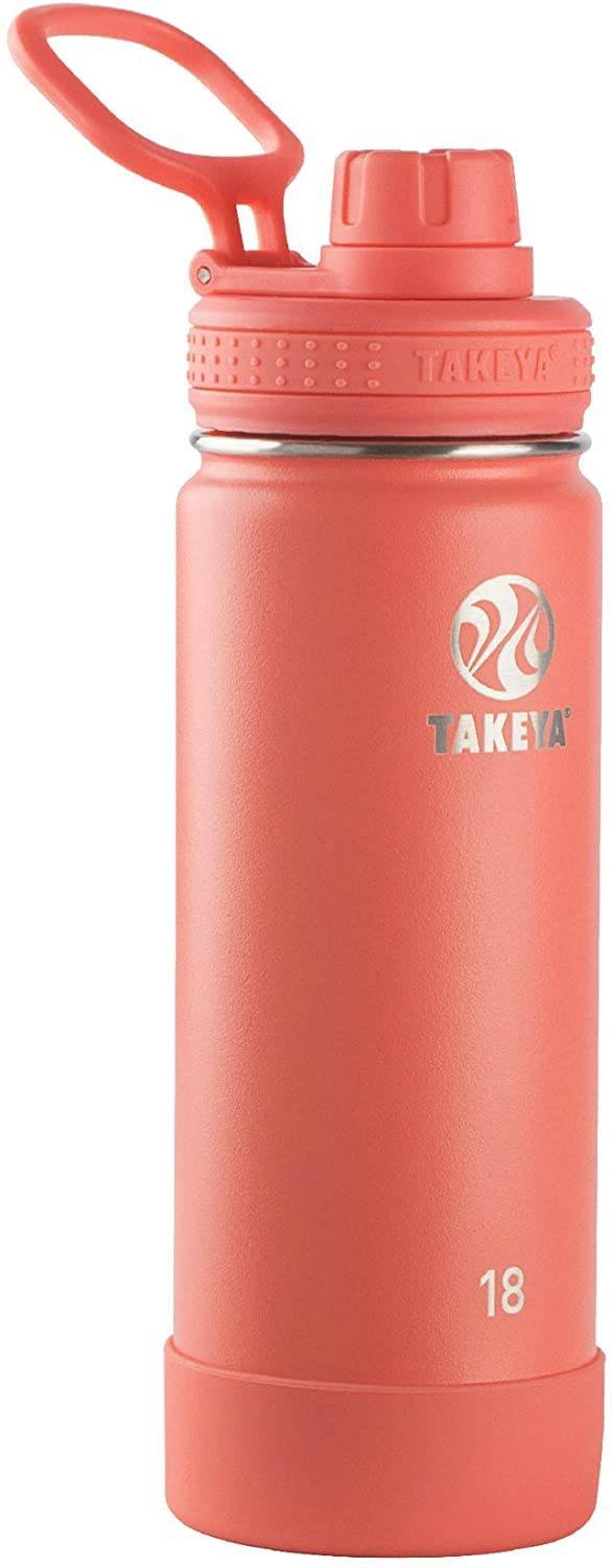 takeya red water bottle