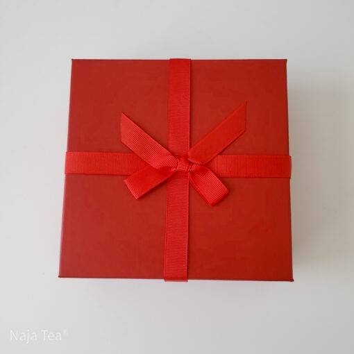 Matte Red Gift Box w/ Ribbon & Crinkle – (FOR SIPPER FLIGHTS ONLY)